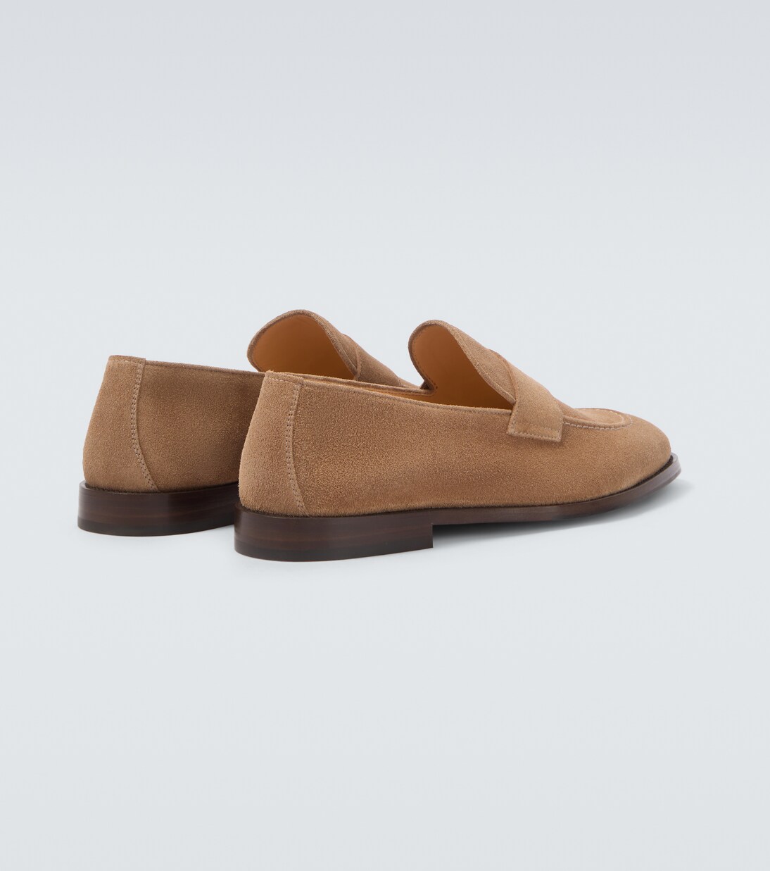 Loafers aus Veloursleder | Brunello Cucinelli