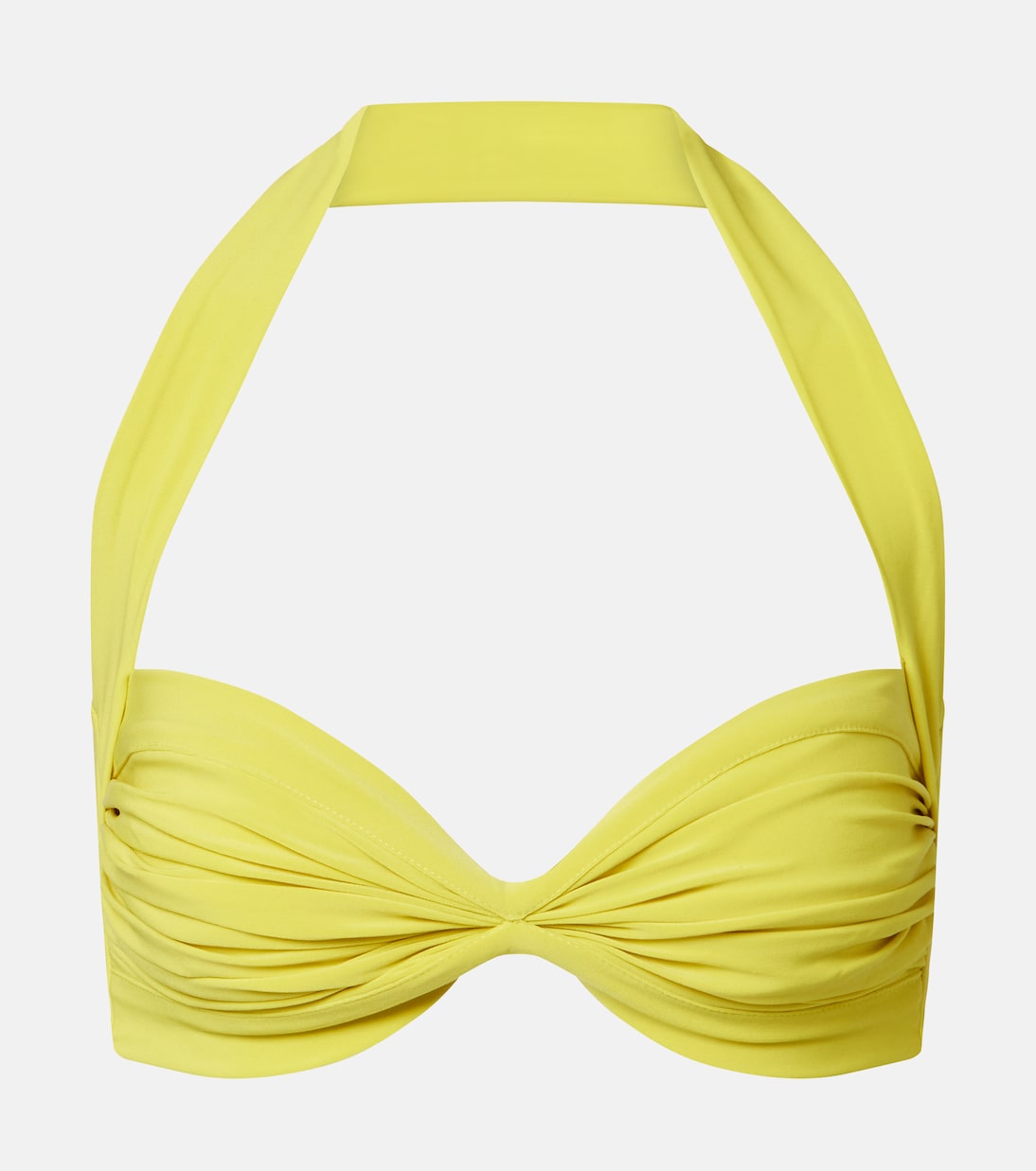 Bill ruched bikini top | Norma Kamali