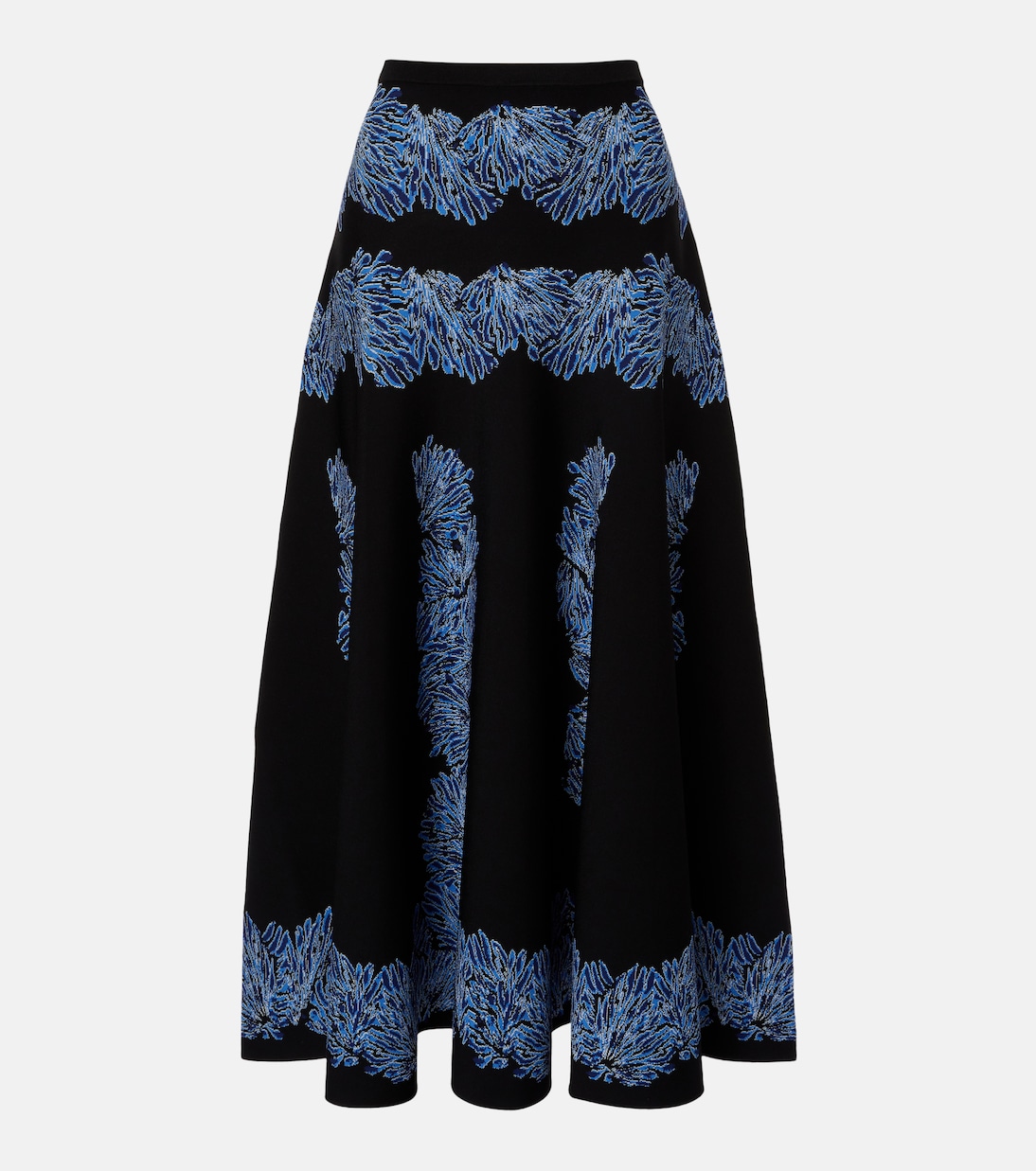 Jupe midi Alessia en maille jacquard | Ulla Johnson