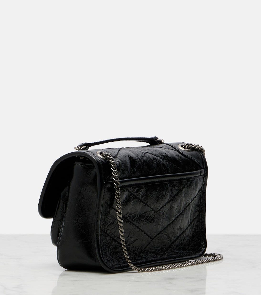 Niki Mini leather shoulder bag | Saint Laurent