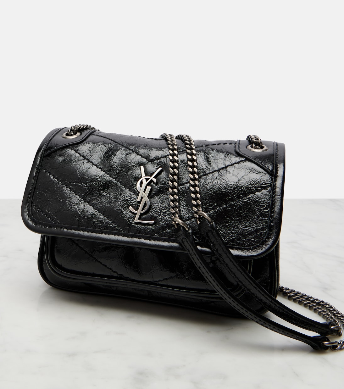 Niki Mini leather shoulder bag | Saint Laurent