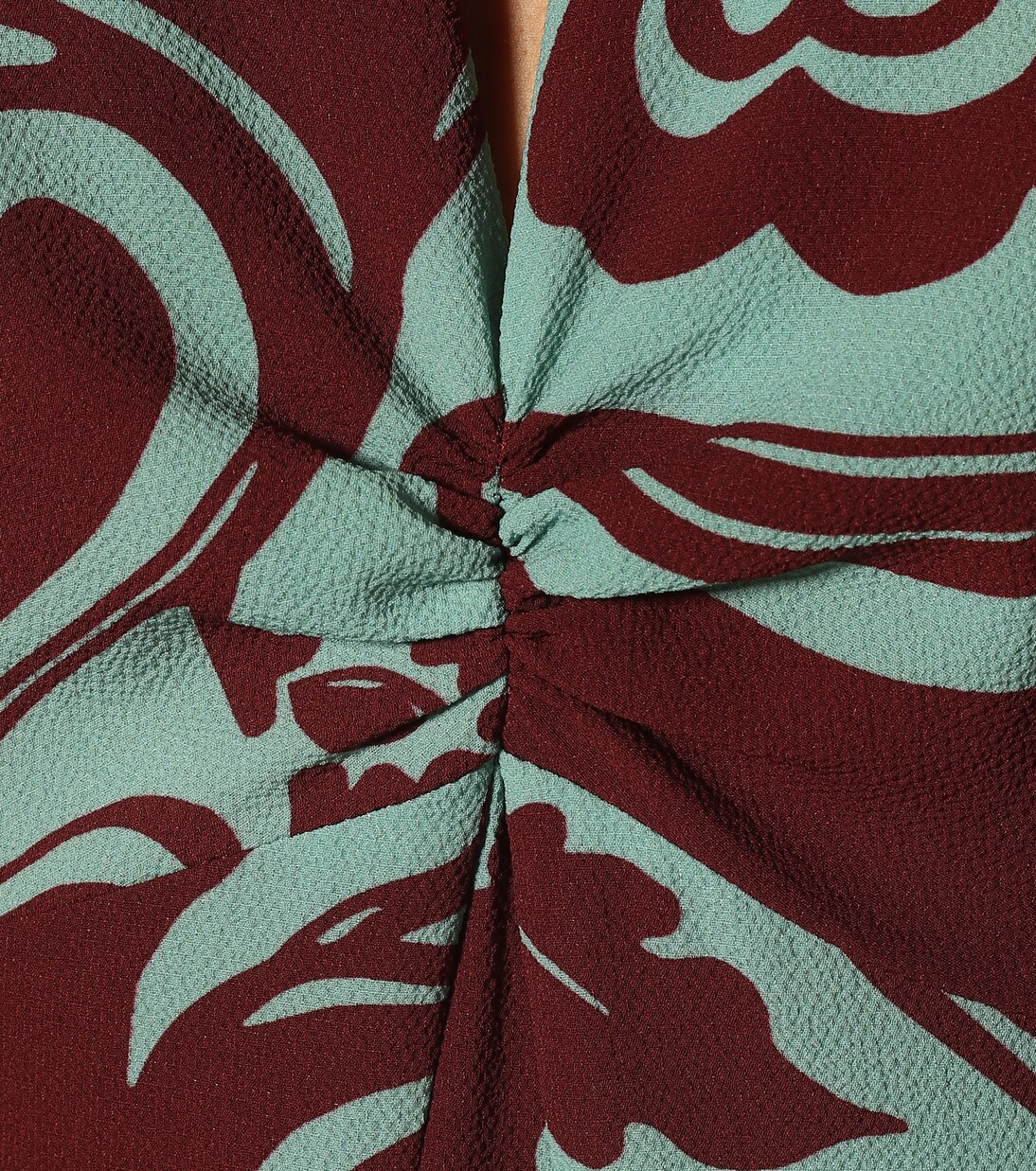 Robe midi en crêpe à fleurs | Dries Van Noten