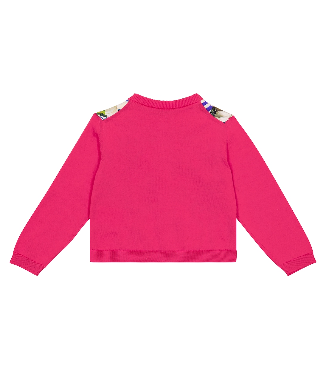 Baby printed cotton and silk cardigan | Dolce&Gabbana Kids