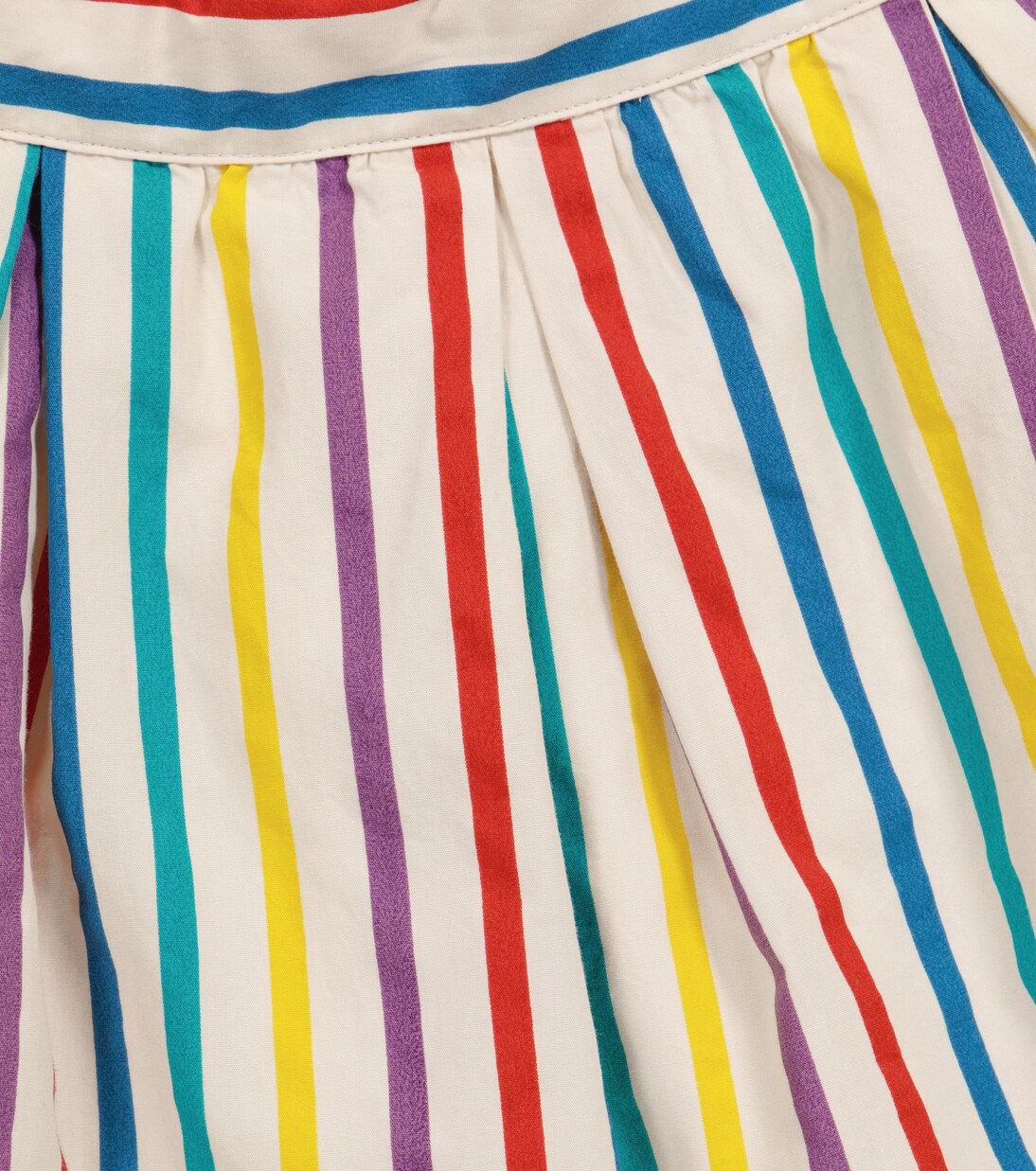 Jupe en coton à rayures | The Animals Observatory