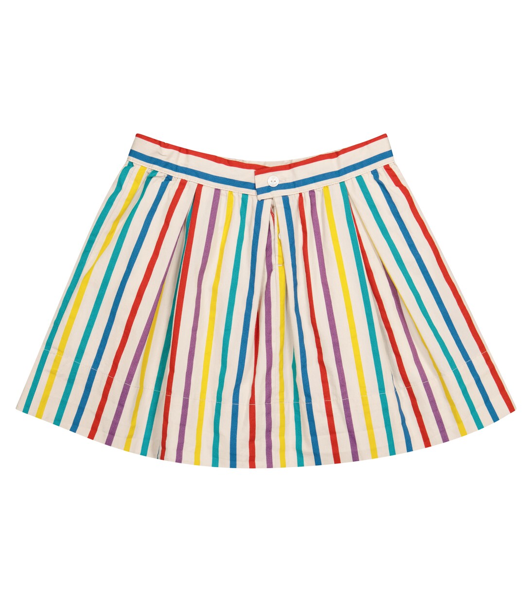 Jupe en coton à rayures | The Animals Observatory