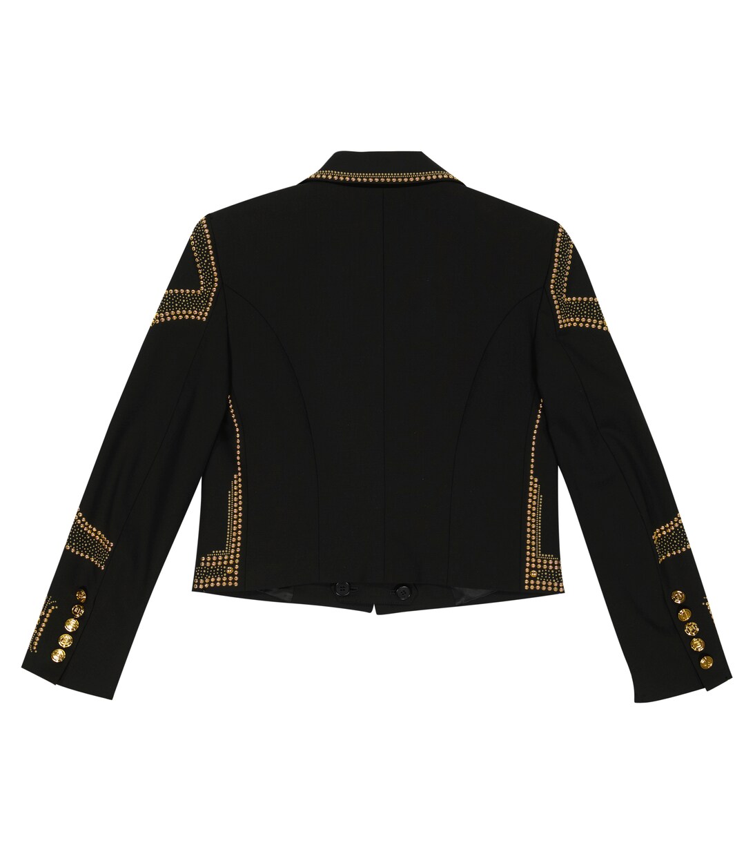 Veste en laine mélangée à ornements | Balmain Kids