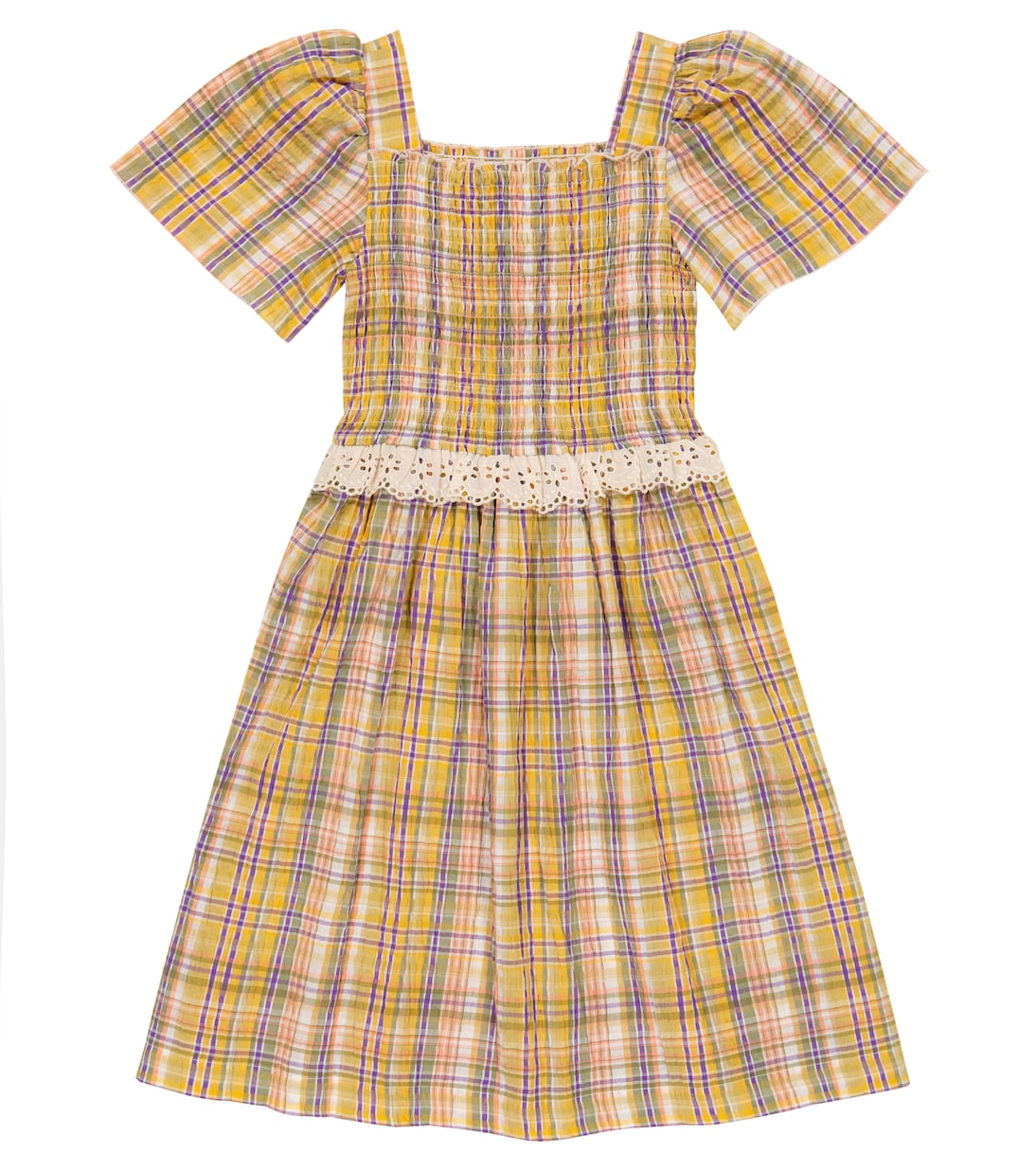 Andrea checked seersucker dress | The New Society