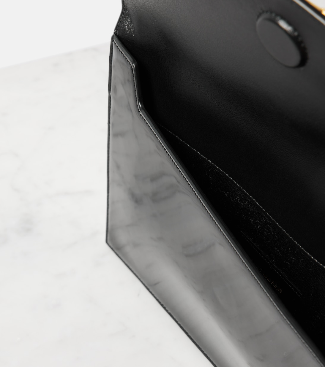 Uptown patent leather clutch | Saint Laurent