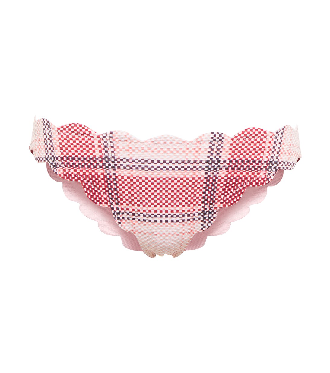Culotte de bikini Antibes à carreaux | Marysia