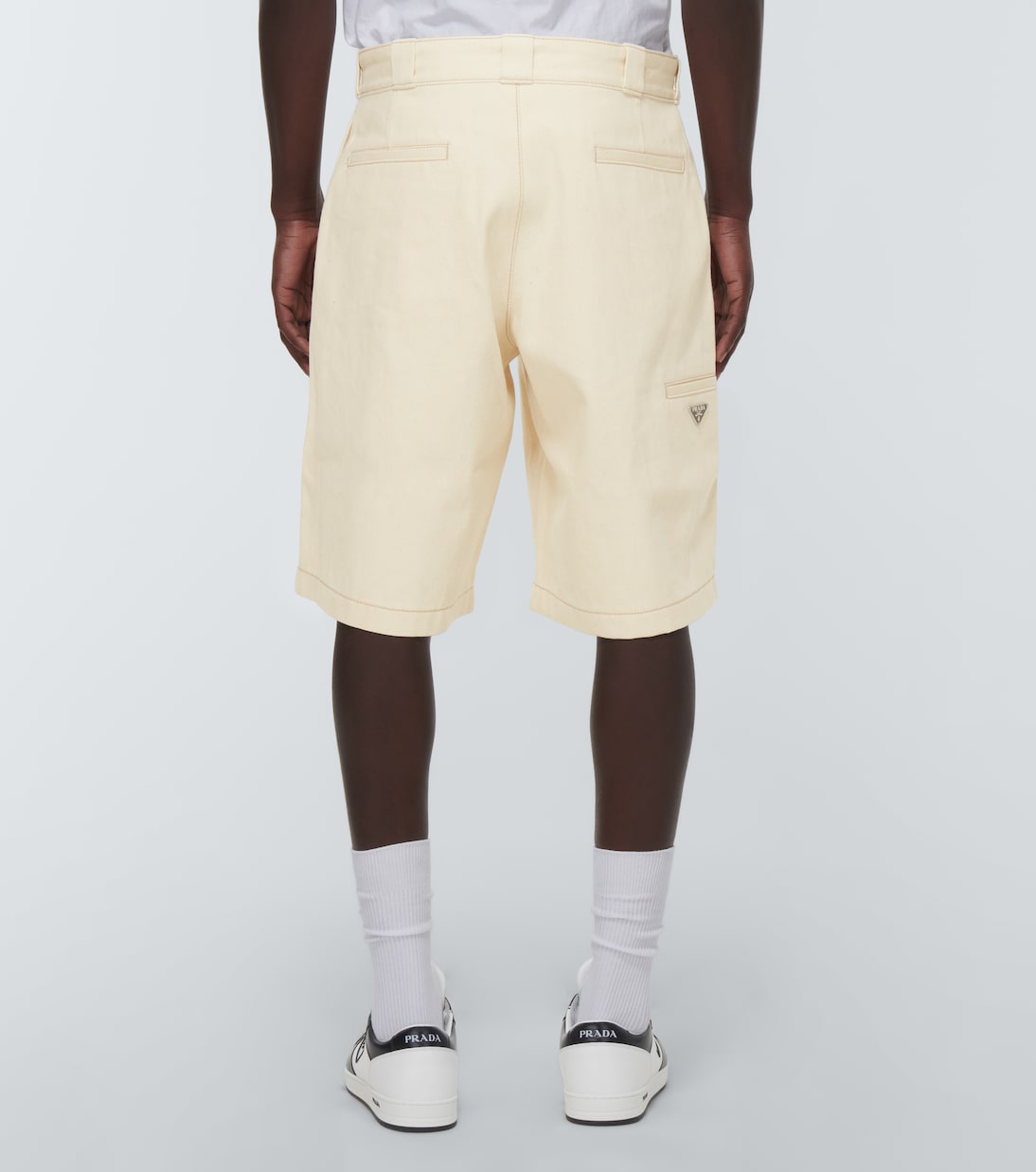 Bermuda-Shorts aus Denim | Prada