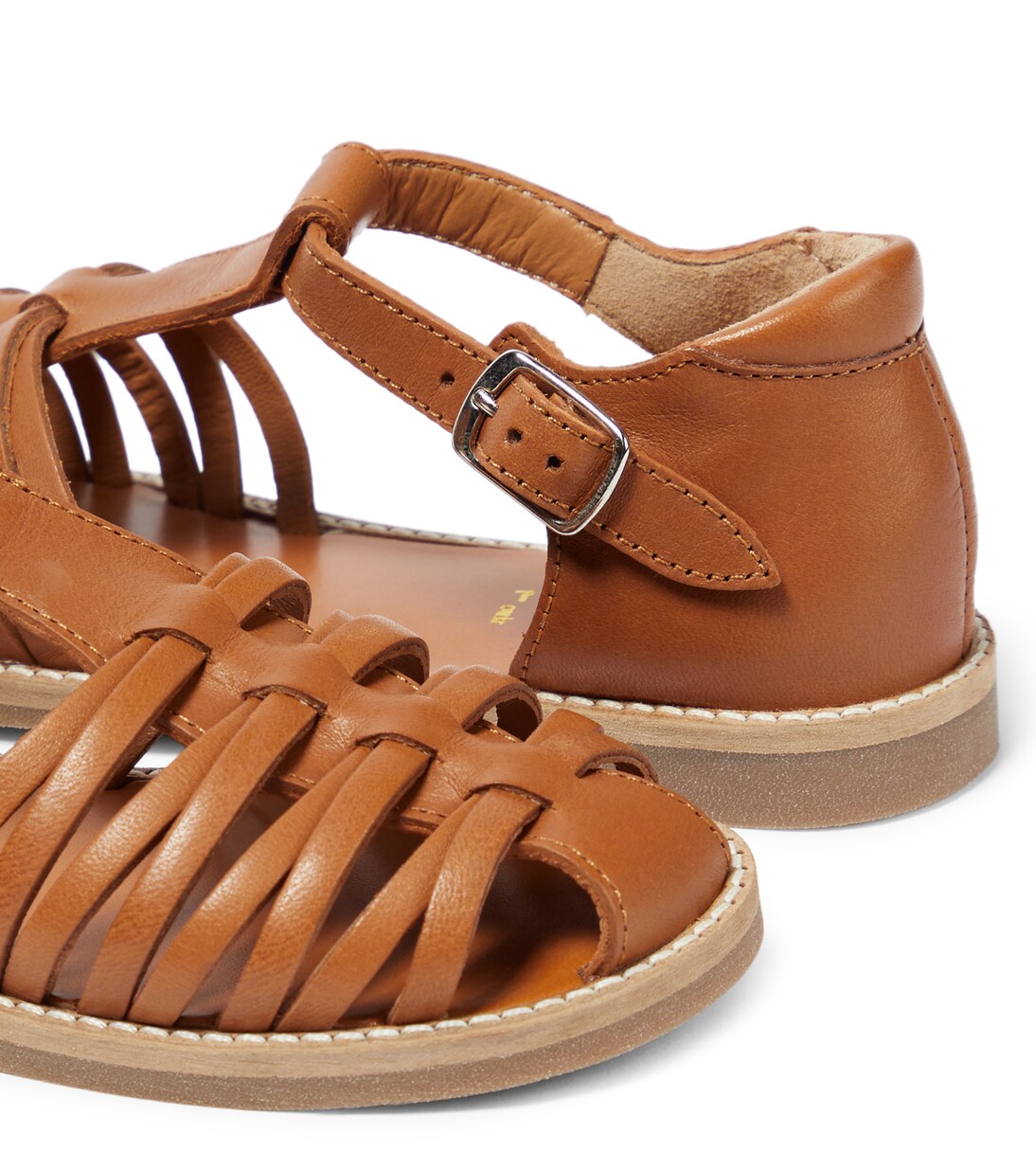 Sandalias Pyly de piel | Pom d'Api