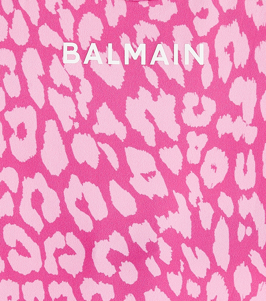 Leopard-print swimsuit | Balmain Kids