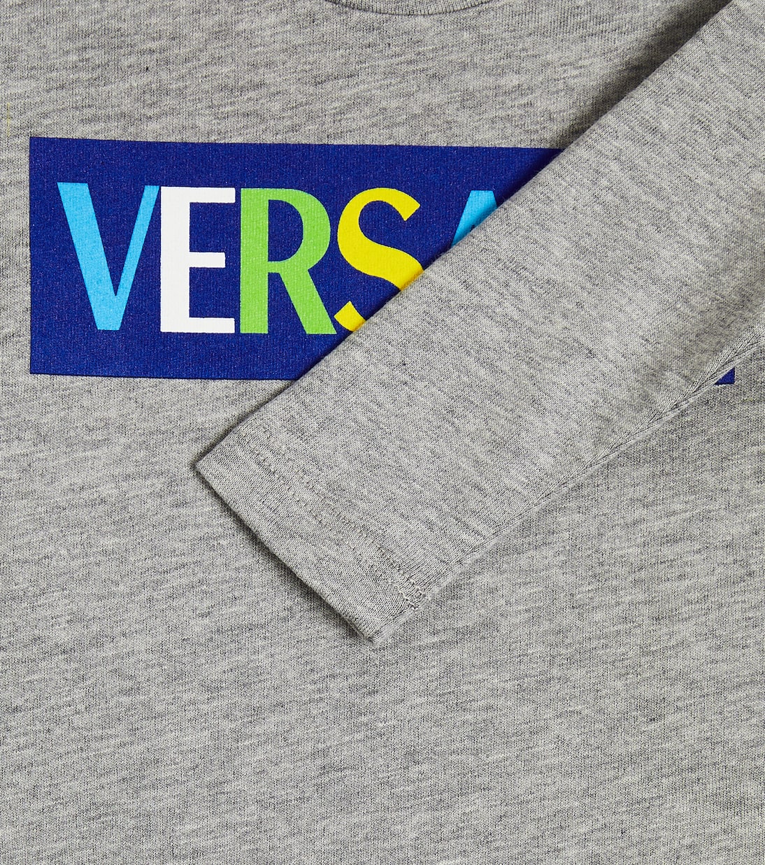 Baby - T-shirt in jersey di cotone con logo | Versace Kids