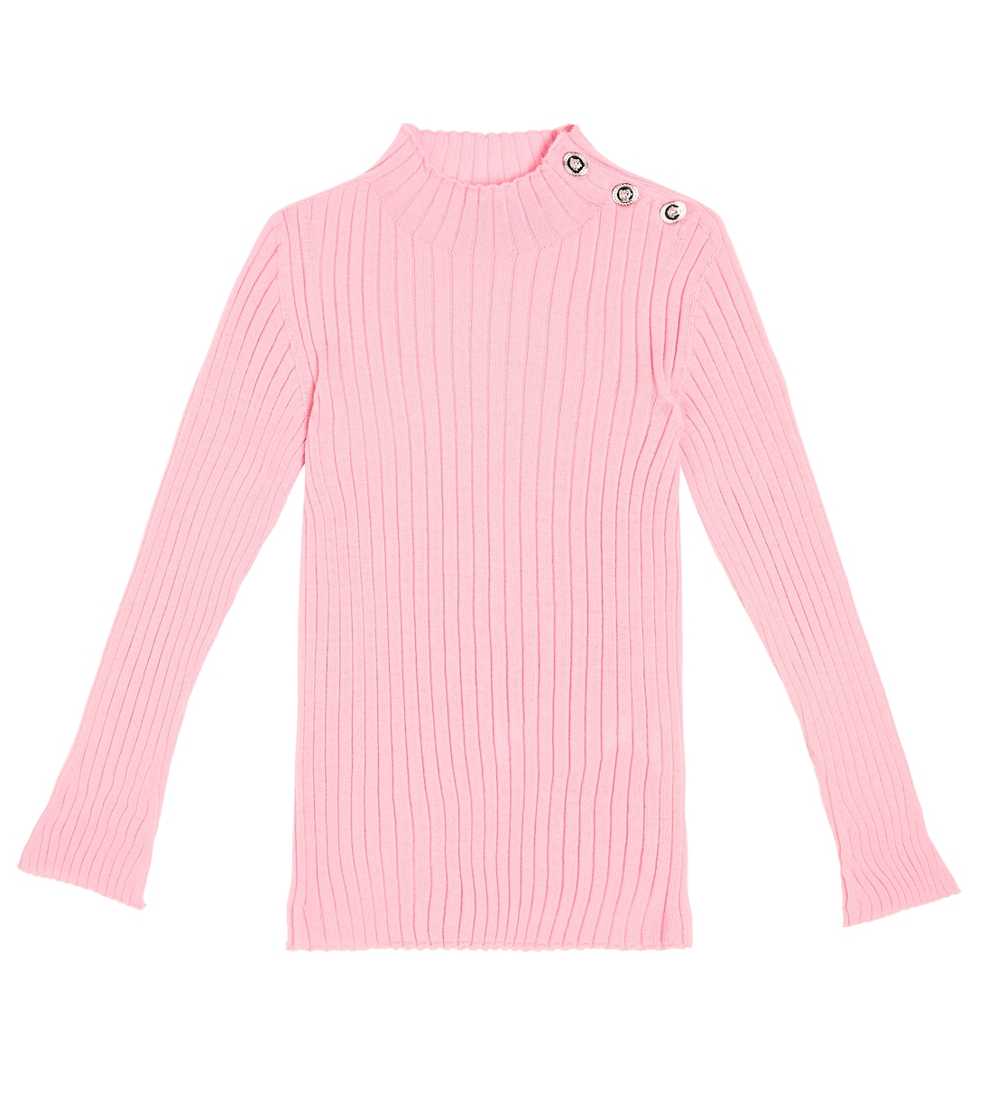 Ribbed-knit virgin wool sweater | Versace Kids