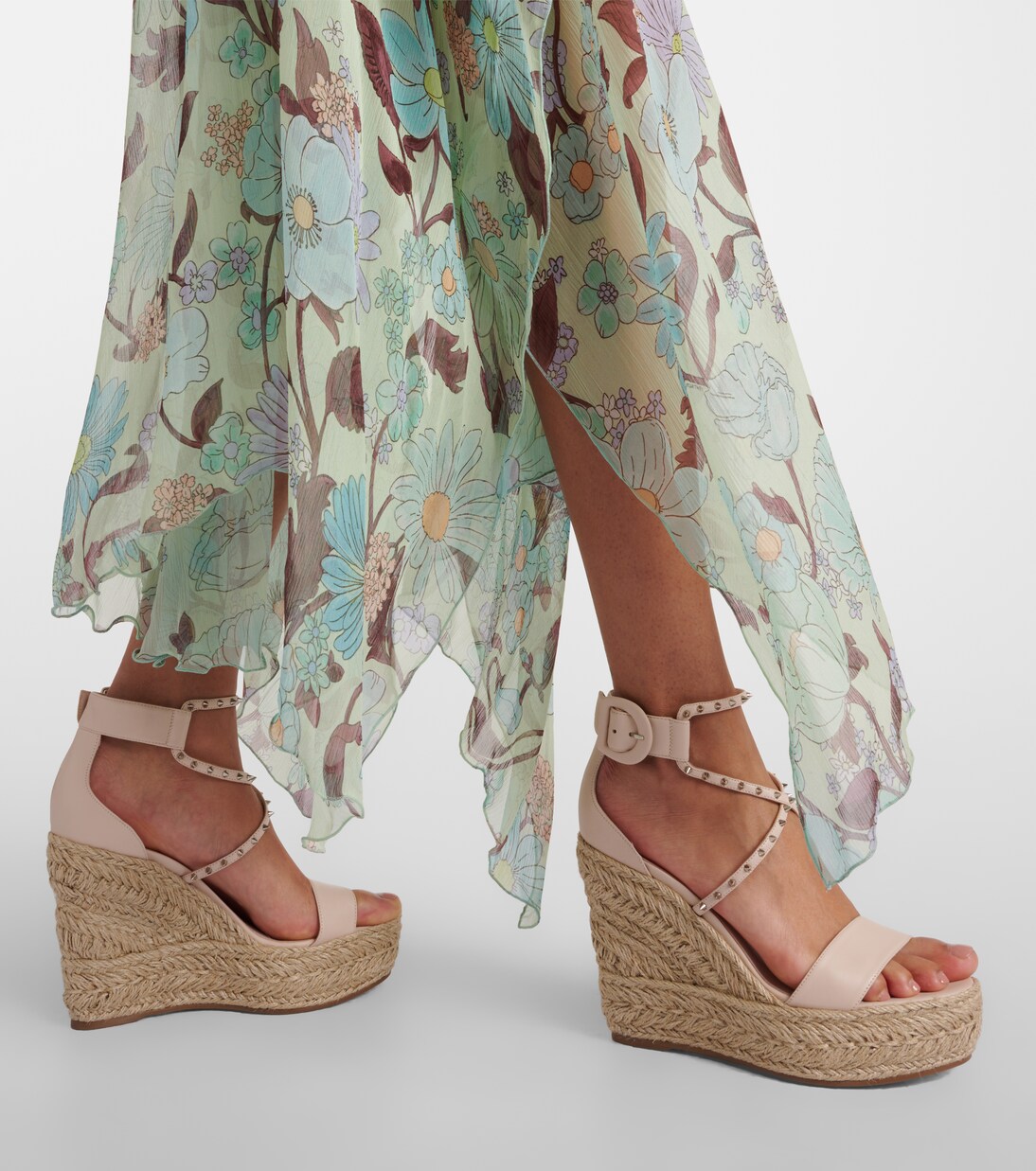 Chocazeppa Spikes 120 espadrille wedges | Christian Louboutin