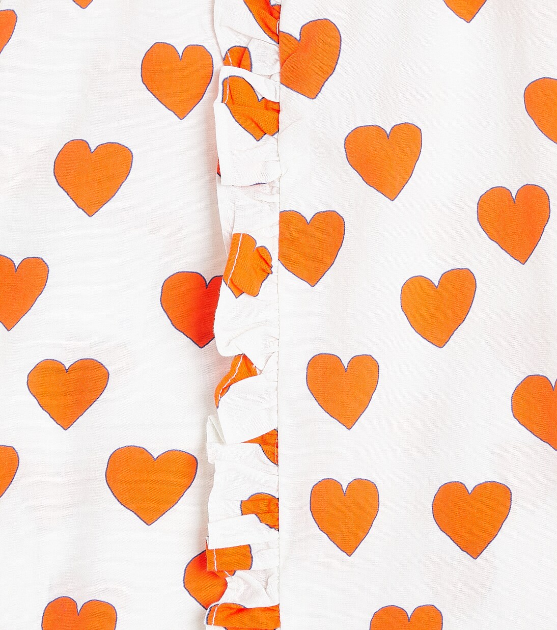 Baby Hearts cotton poplin playsuit | Tinycottons