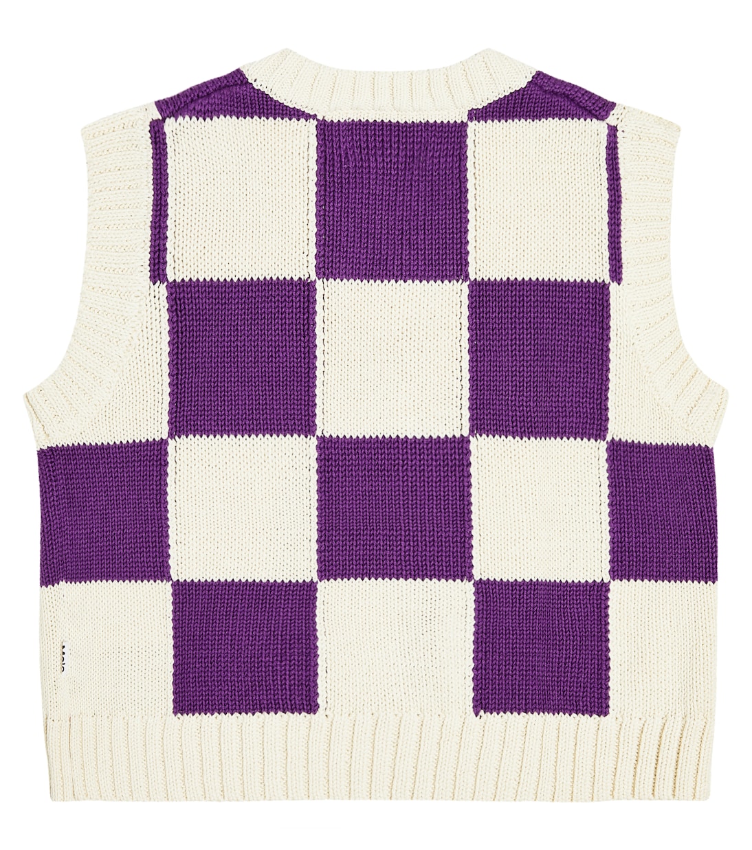 Gitta checked cotton vest | Molo