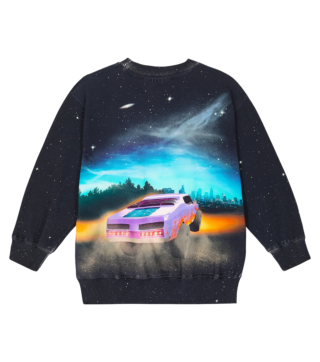 Mattis printed cotton jersey sweatshirt | Molo