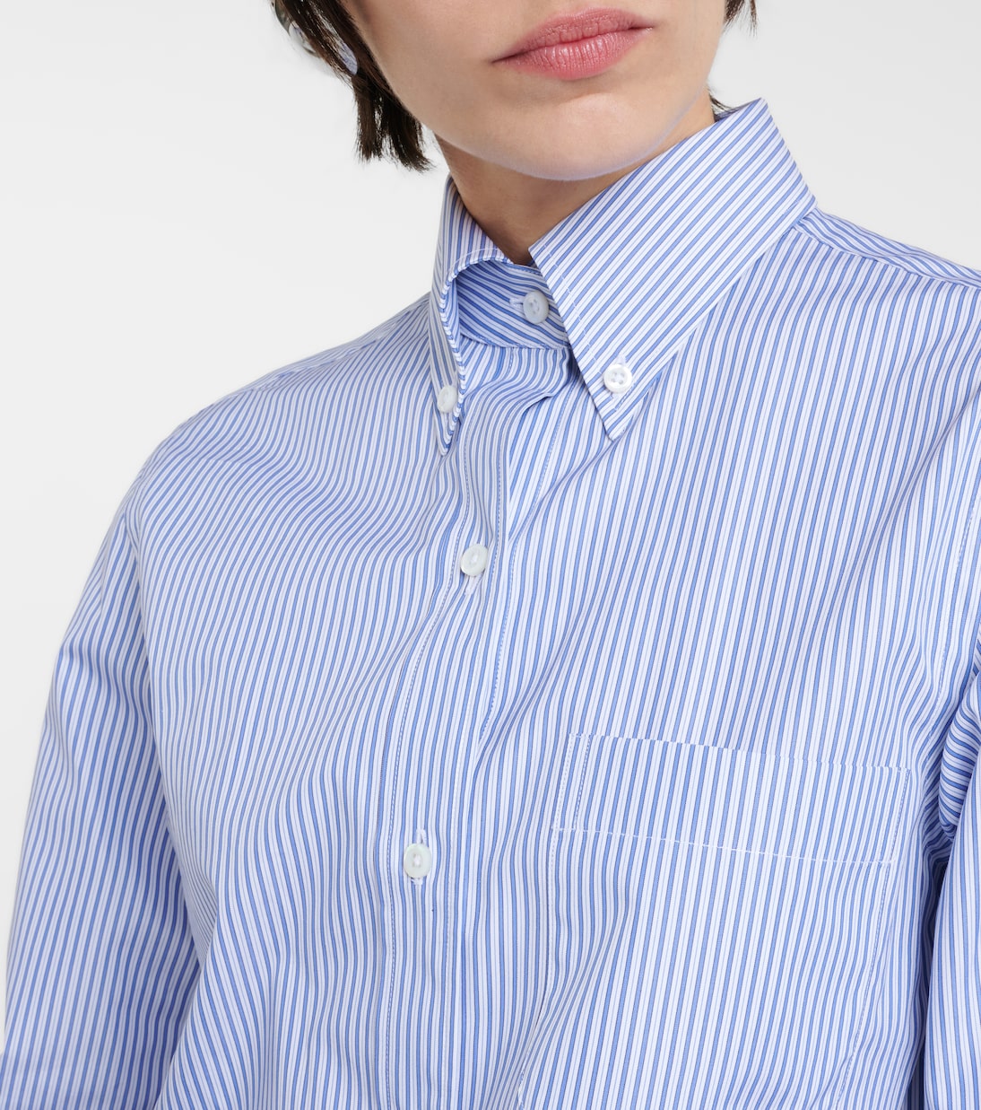 Hemdblusenkleid aus Baumwolle | Thom Browne