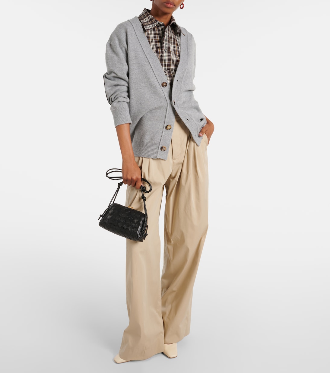 Pochette Concert Mini en cuir Intrecciato  | Bottega Veneta