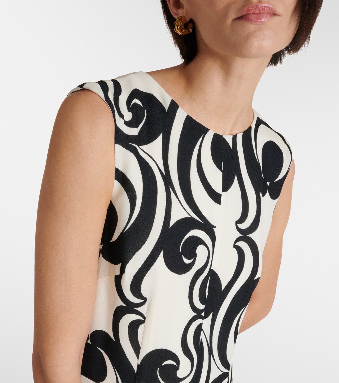 Printed crêpe maxi dress | Dries Van Noten