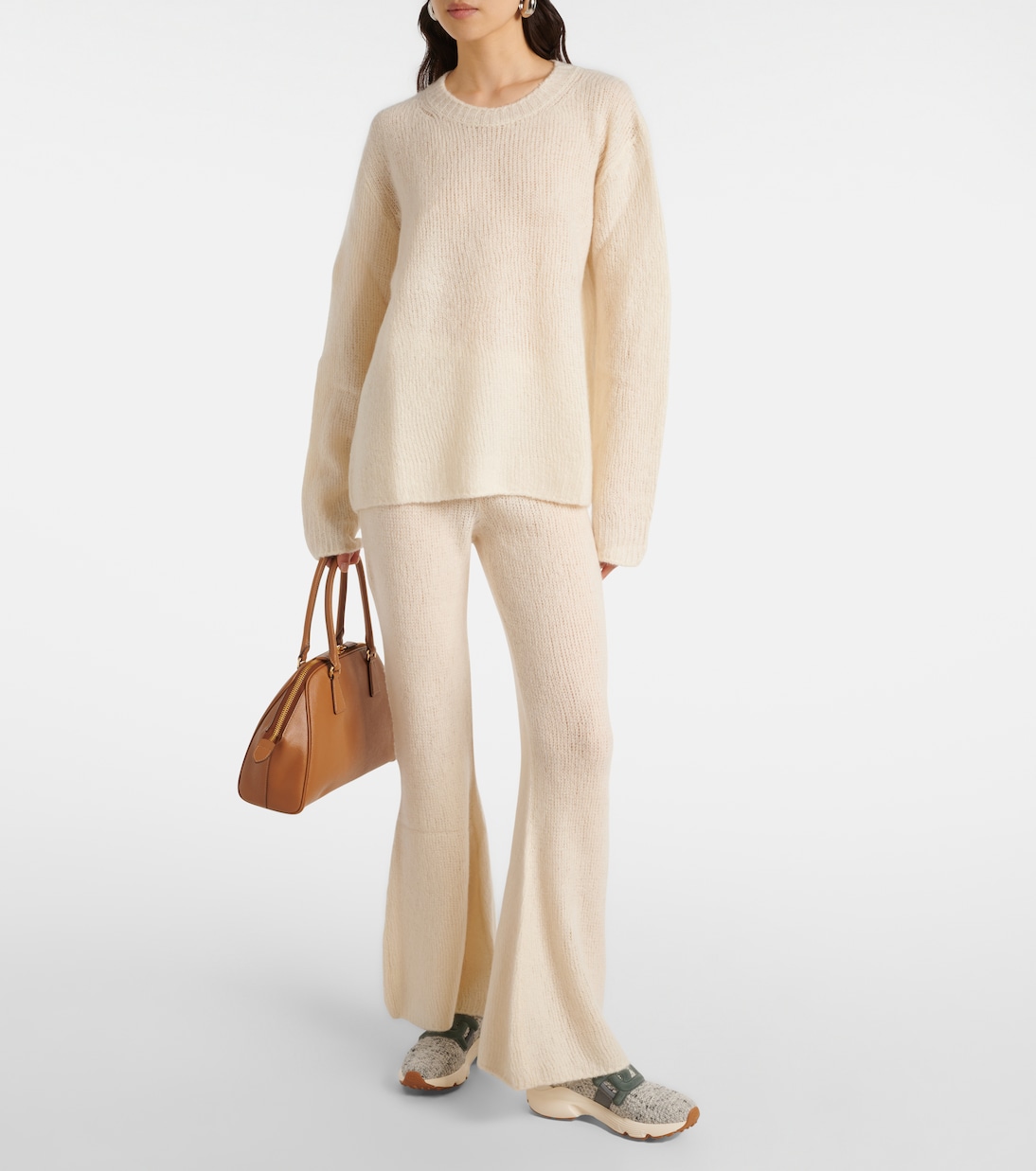 Sneakers Kate aus Strick mit Veloursleder | Tod's