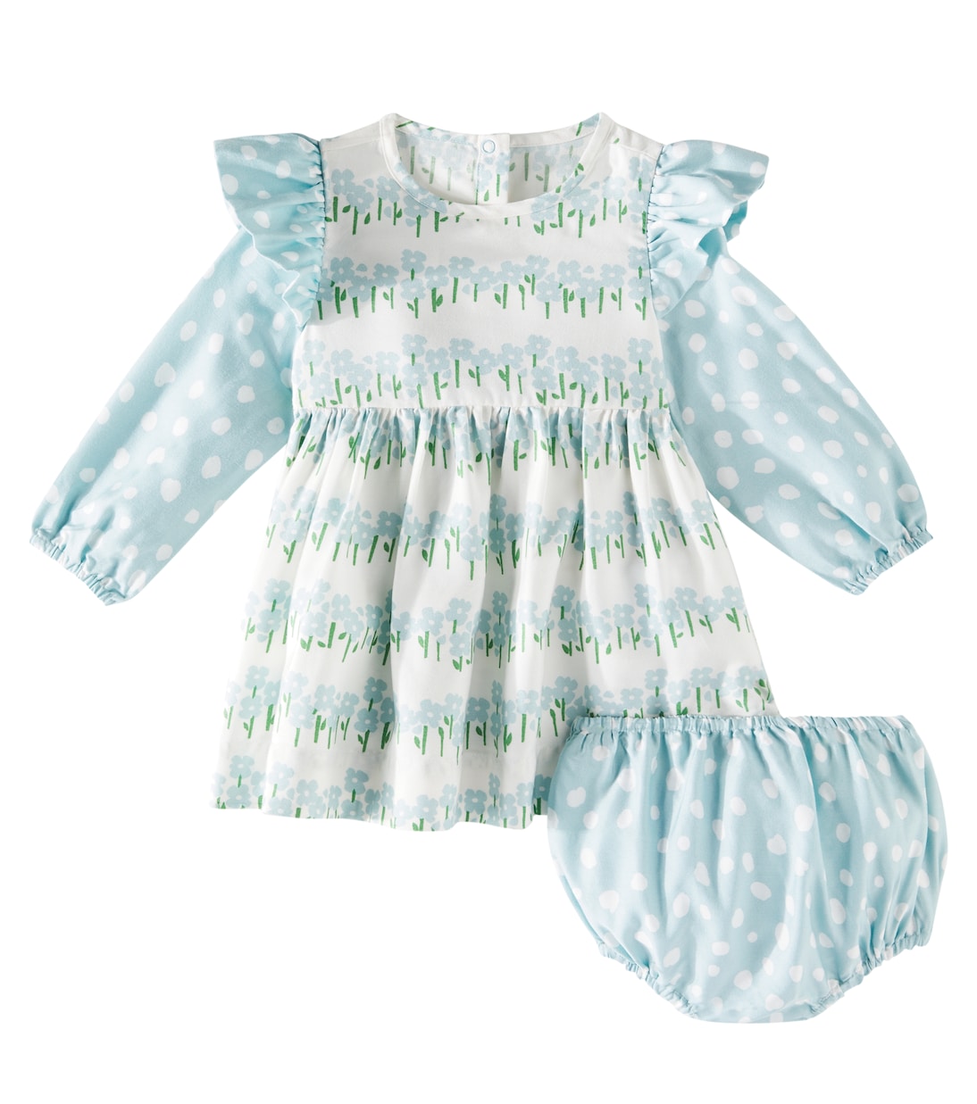 Baby printed dress and bloomers set | Stella McCartney Kids