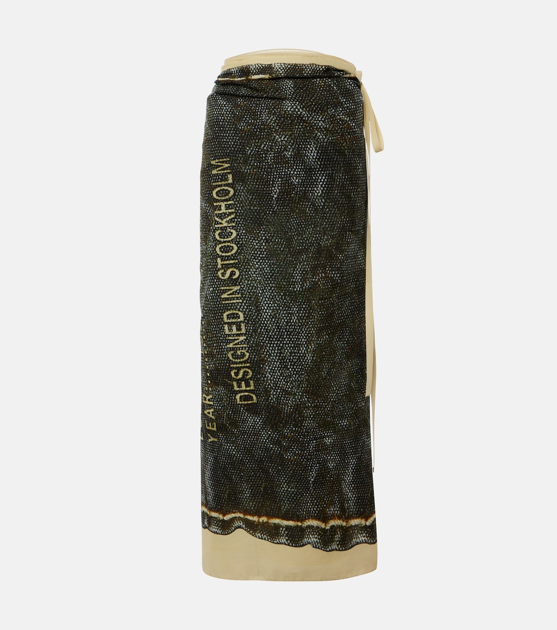 Bufanda de algodón con logo | Acne Studios