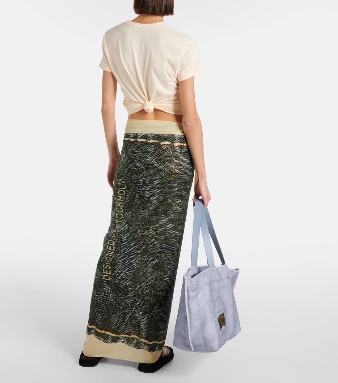 Bufanda de algodón con logo | Acne Studios