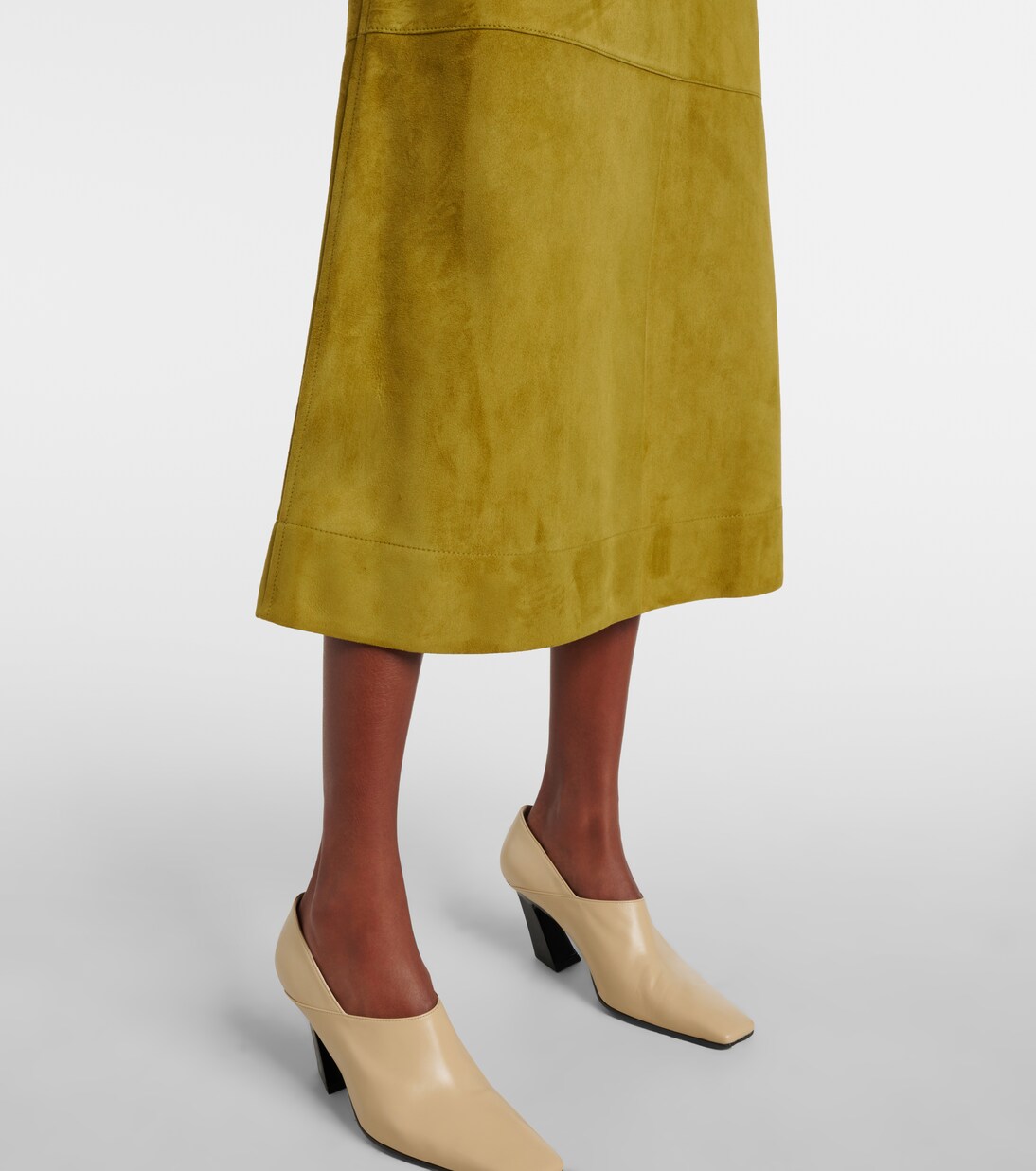 Falda midi de ante | Bottega Veneta