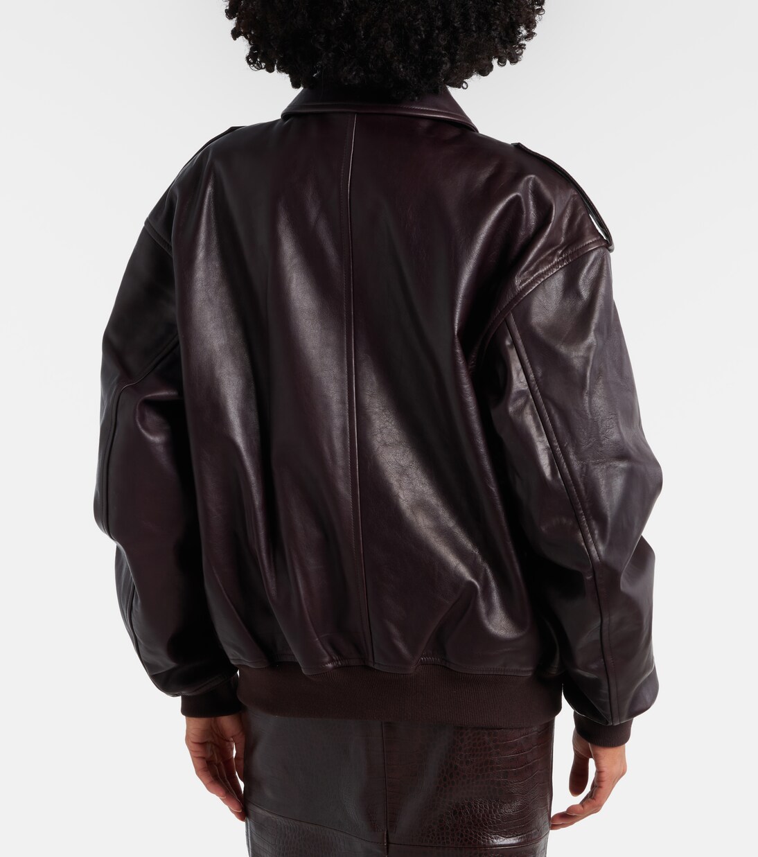 Chaqueta Viper de piel | The Frankie Shop