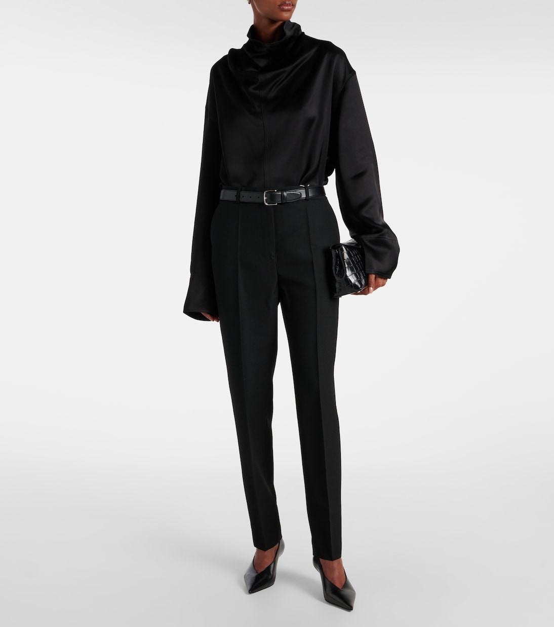 Gerade Low-Rise-Hose | Toteme