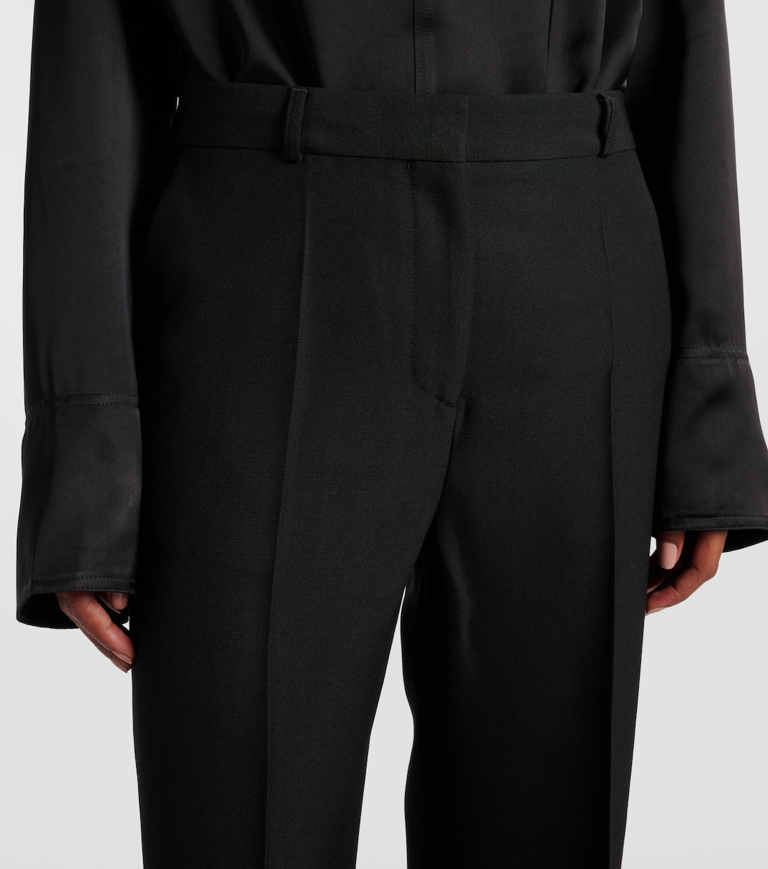 Gerade Low-Rise-Hose | Toteme