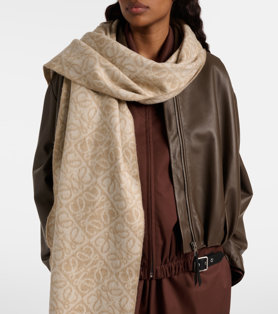 Schal Anagram aus Wolle und Kaschmir | Loewe