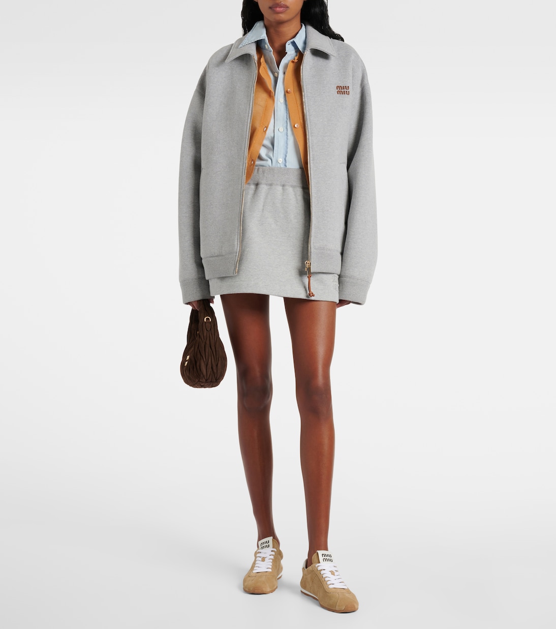 Plume suede sneakers | Miu Miu