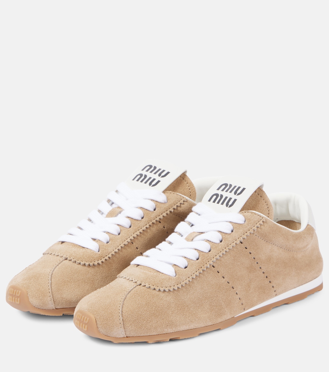 Plume suede sneakers | Miu Miu