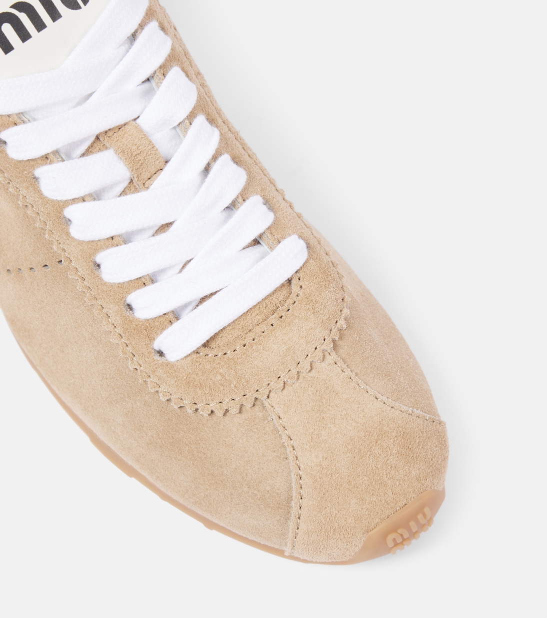 Plume suede sneakers | Miu Miu
