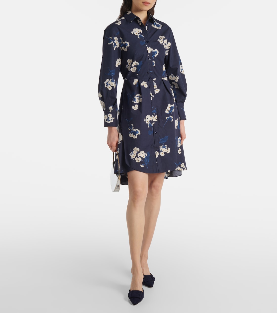 Hemdblusenkleid aus Baumwolle | Erdem