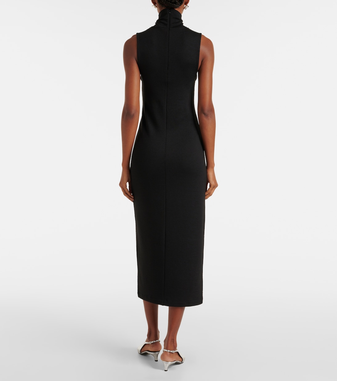 터틀넥 미디 드레스 | Vince