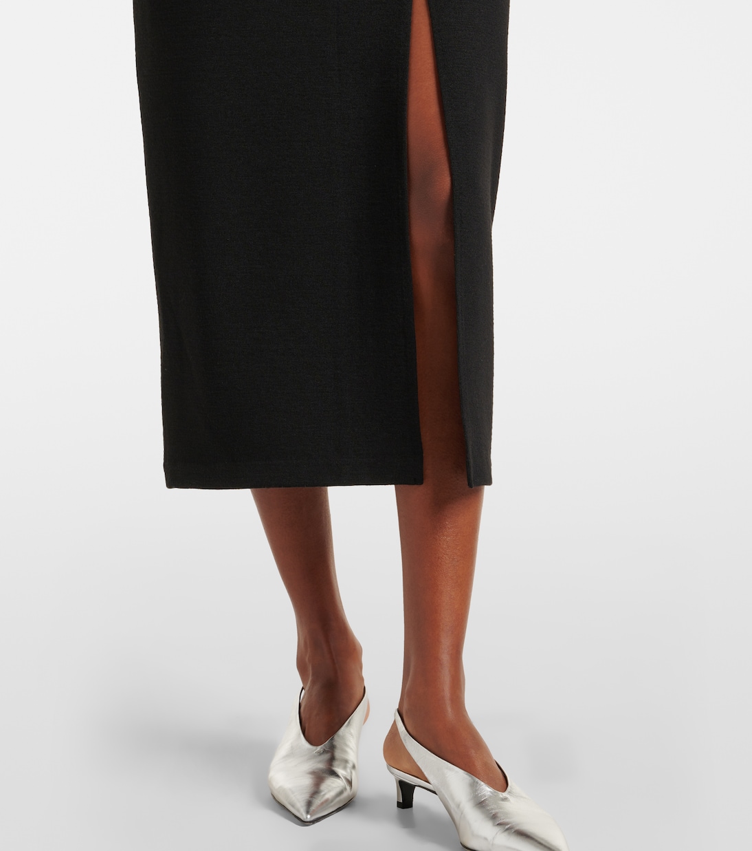 터틀넥 미디 드레스 | Vince