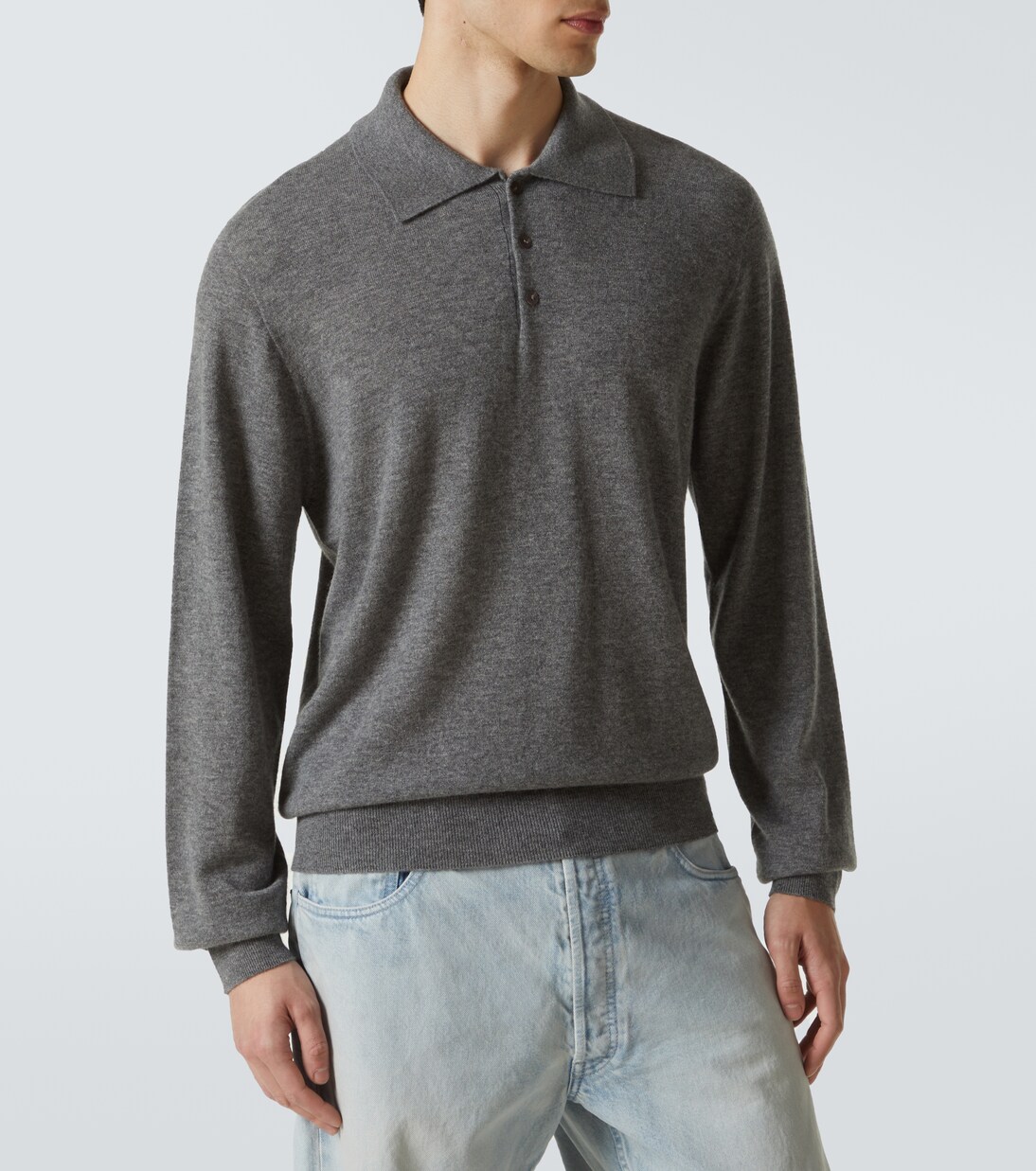 Judi cashmere polo sweater | The Row