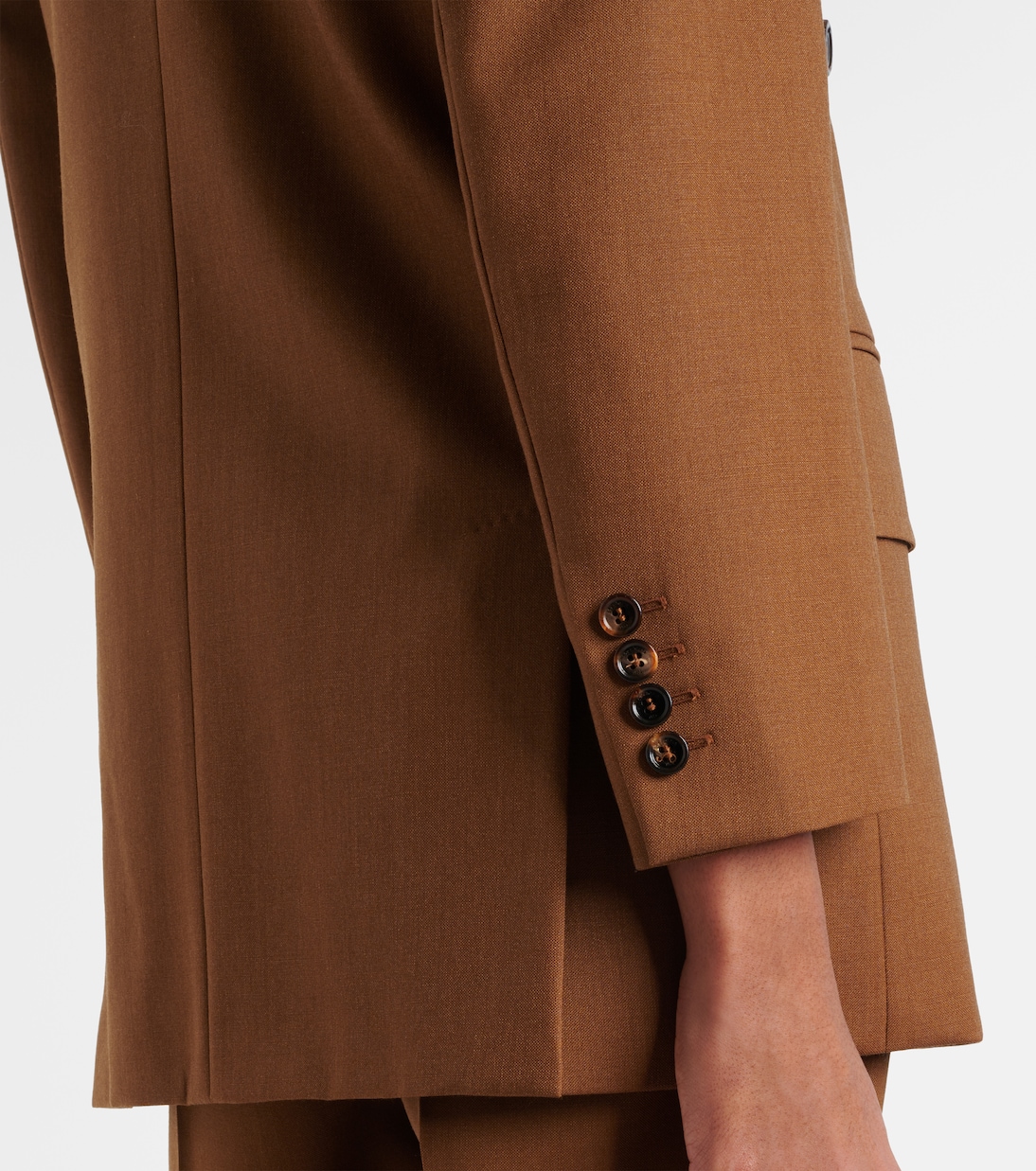 Blazer Palanca de mezcla de lana y seda | Max Mara