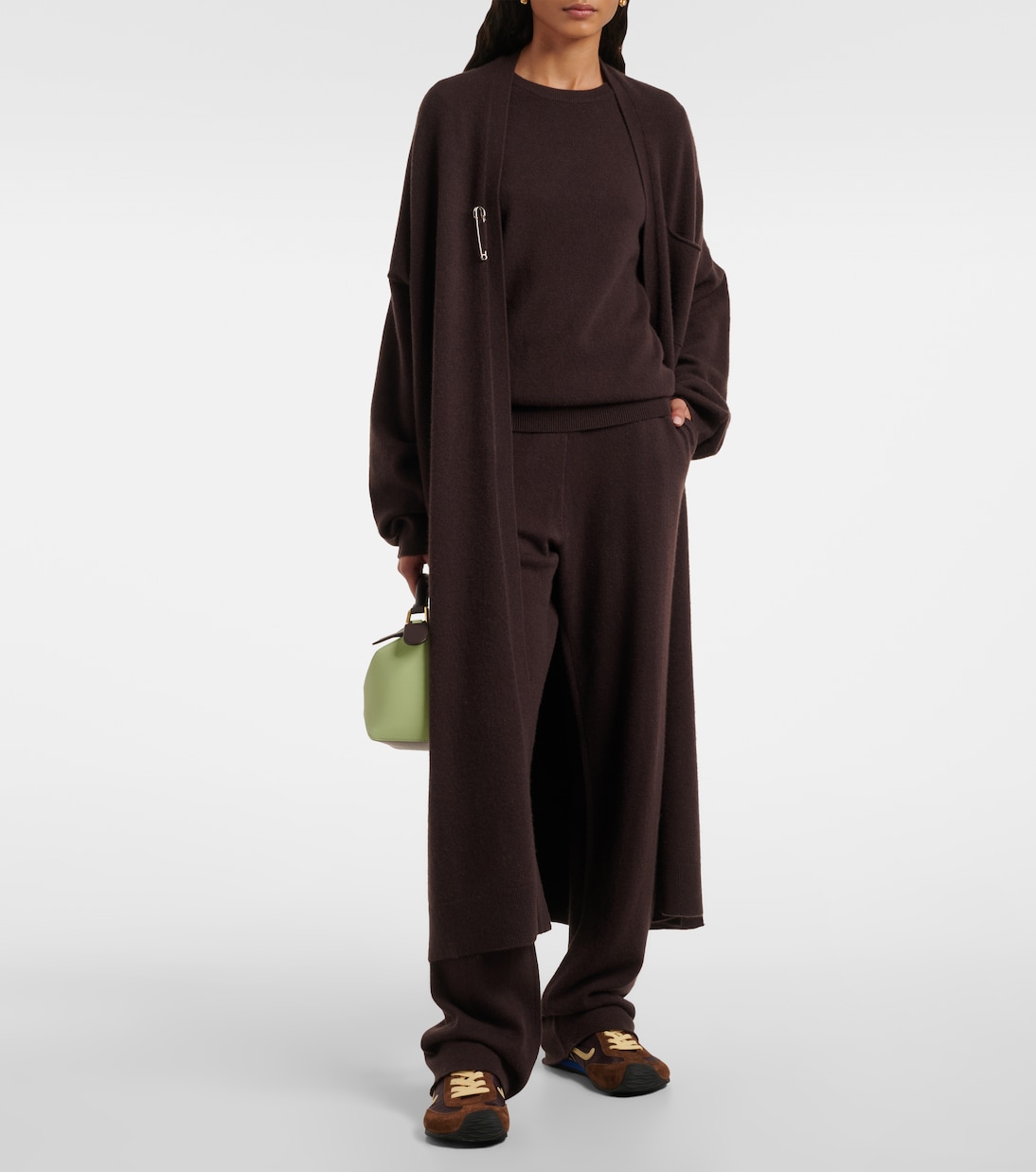 N°320 Rush cashmere-blend straight pants | Extreme Cashmere