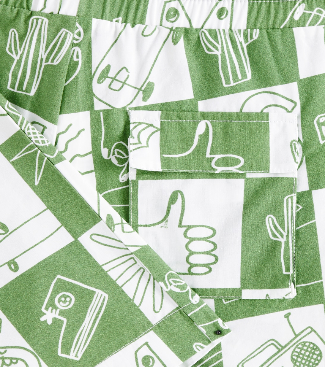 Shorts de algodón a cuadros | Stella McCartney Kids