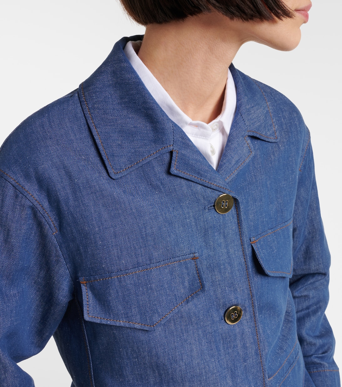 Ginny cotton and linen twill jacket | 'S Max Mara