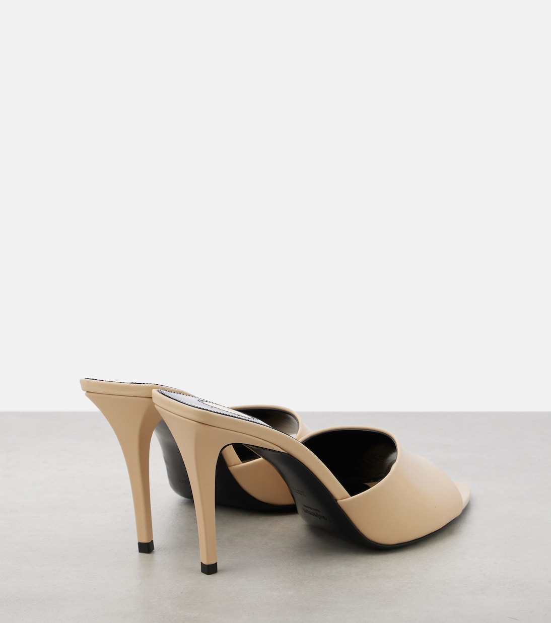 Pantoletten Romy 90 aus Leder | Saint Laurent