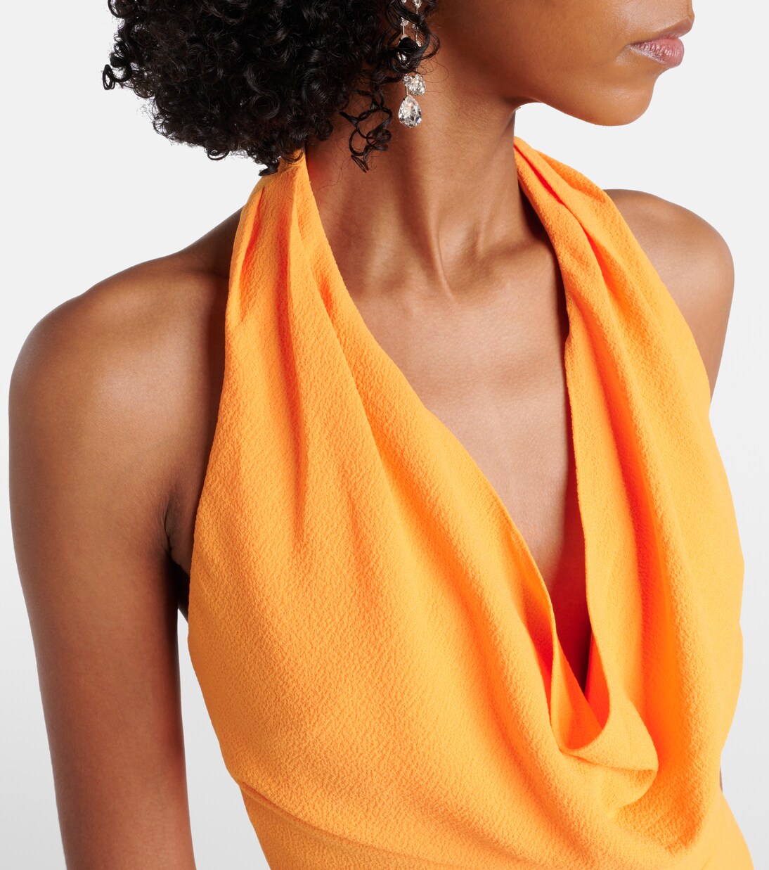 Robe midi en crêpe | Rebecca Vallance