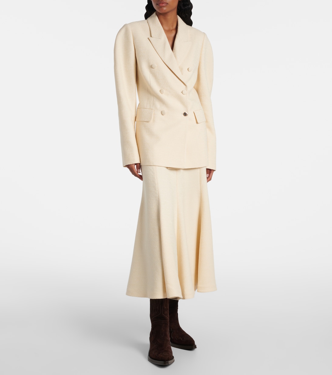 Sedna double-breasted silk blazer | Gabriela Hearst