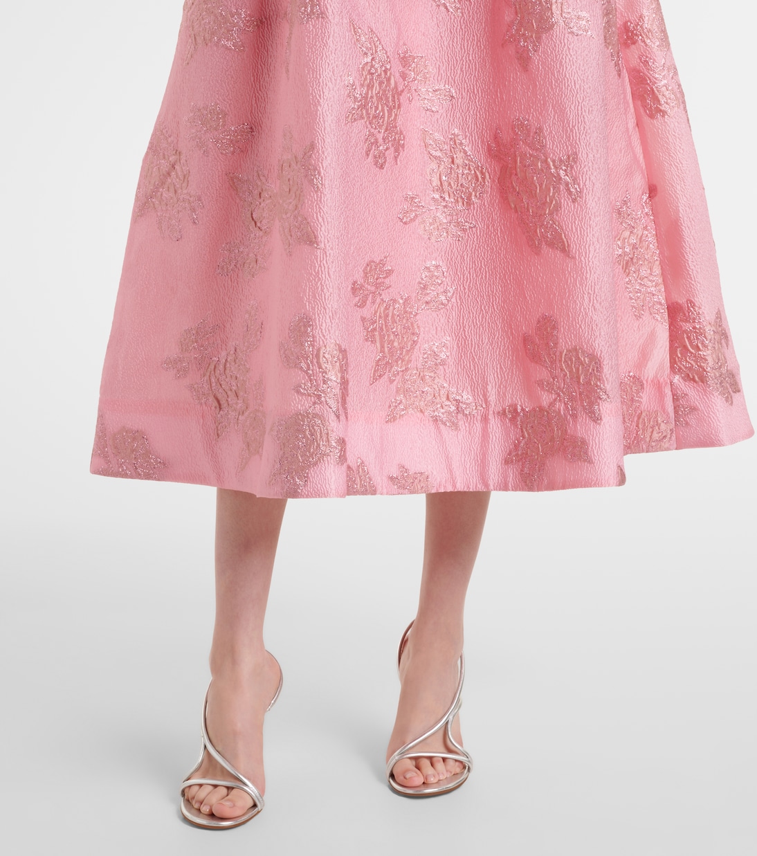 Robe de cocktail Benette en brocart | Rebecca Vallance