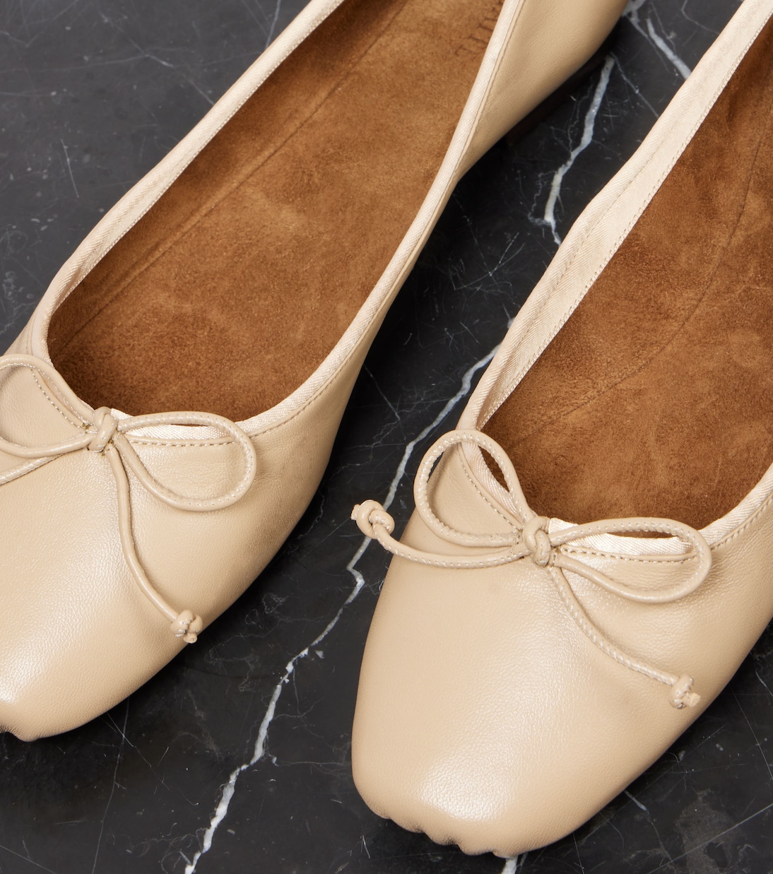 Charlotte leather ballet flats | Khaite